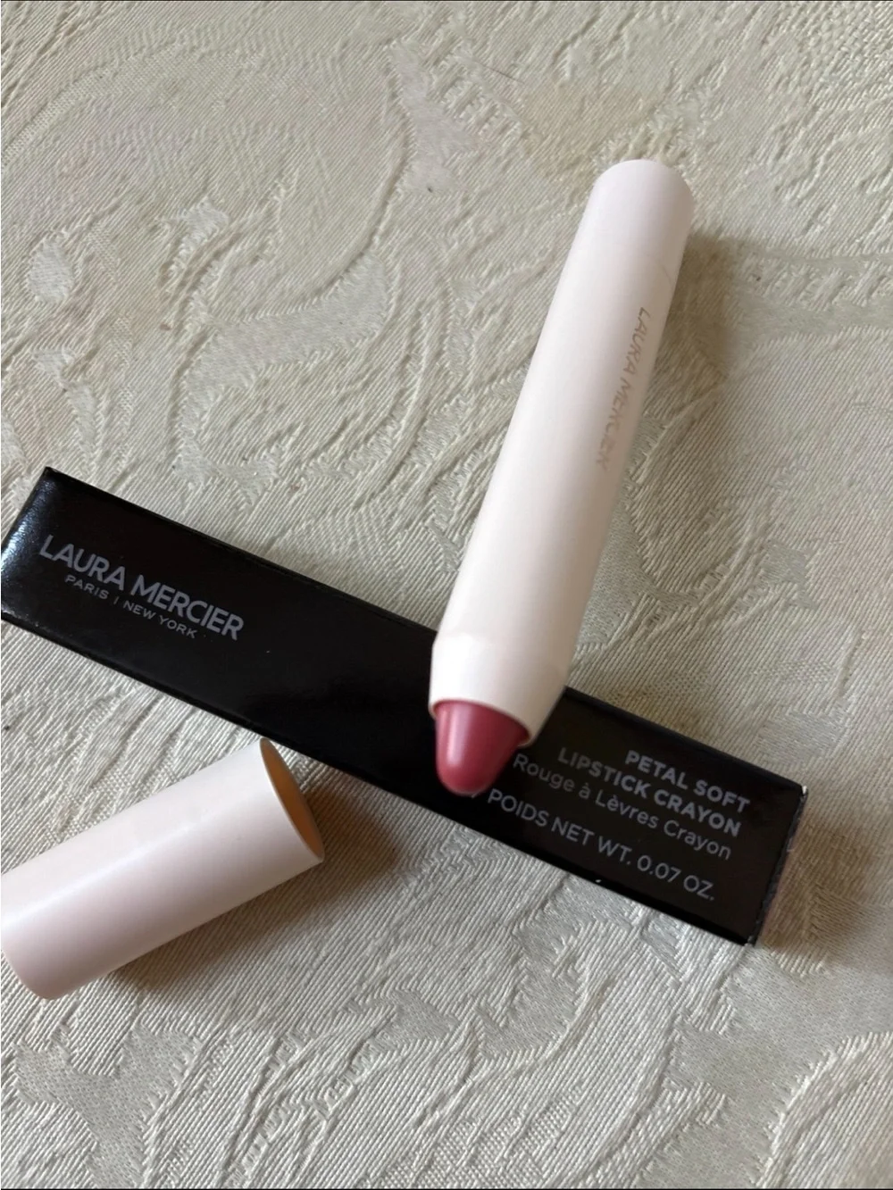 Laura Mercier Petal Soft Lipstick Crayon in Elodie 340 BNIB